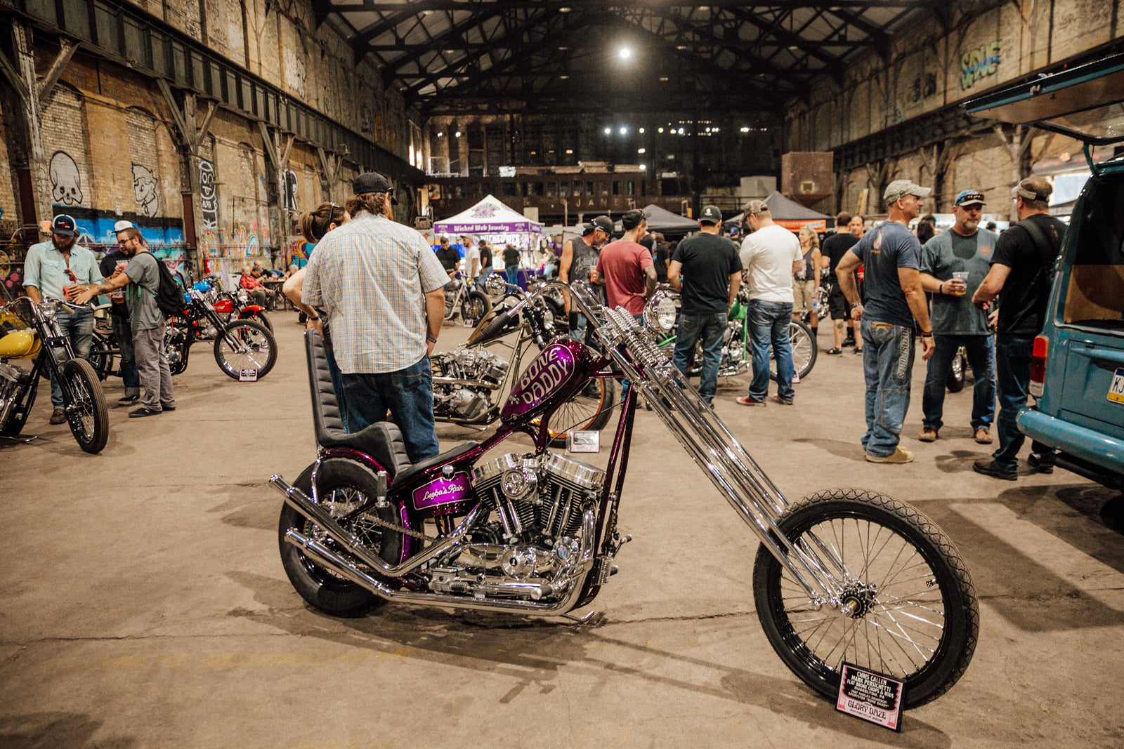 Glory Daze Vintage Custom Motorcycle Chopper Show Pittsburgh PA