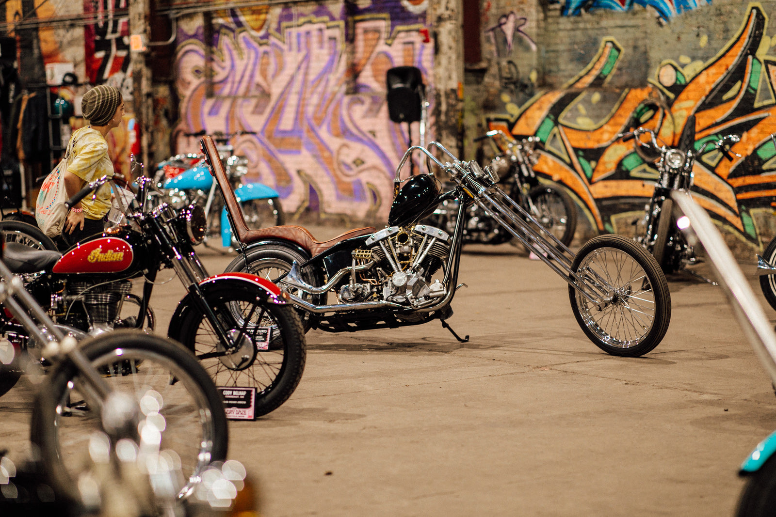 Glory Daze Vintage Custom Motorcycle Chopper Show Pittsburgh PA