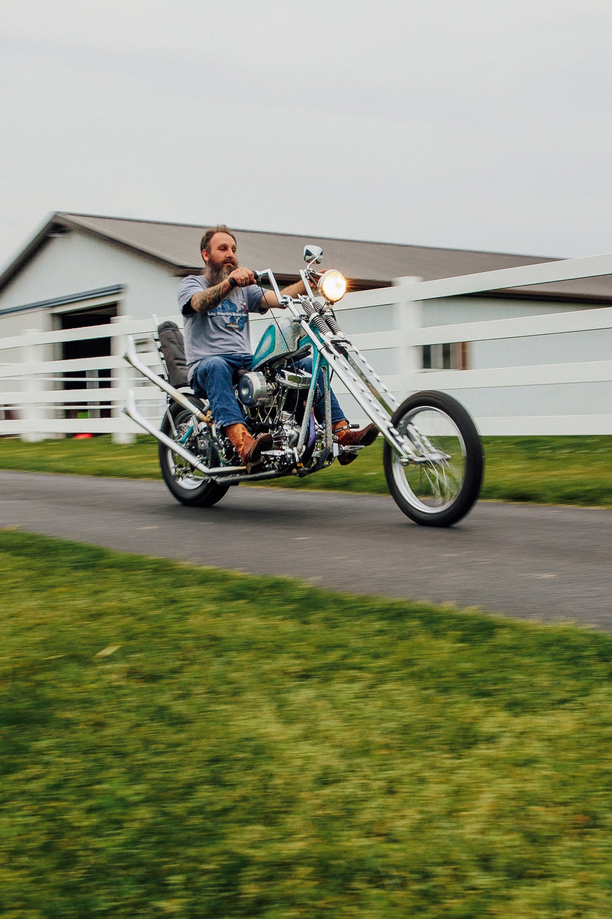 1956 Harley-Davidson panhead chopper Harry Dykes Pittsburgh Moto