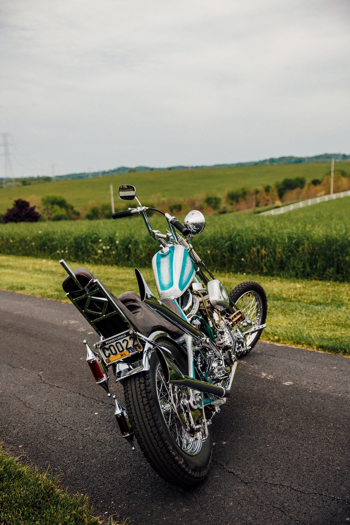 1956 Harley-Davidson panhead chopper Harry Dykes Pittsburgh Moto