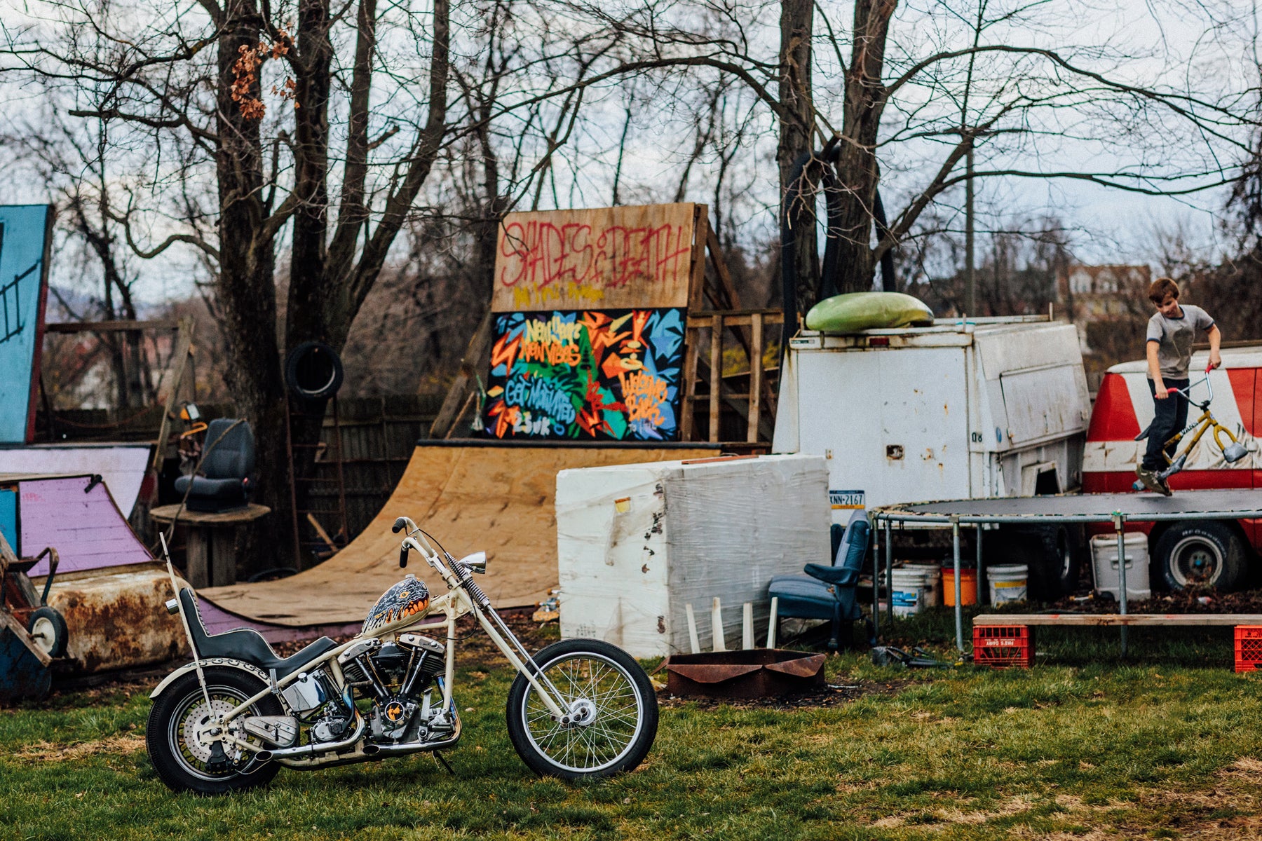 1980 Harley-Davidson FXE
shovelhead chopper Pittsburgh Moto