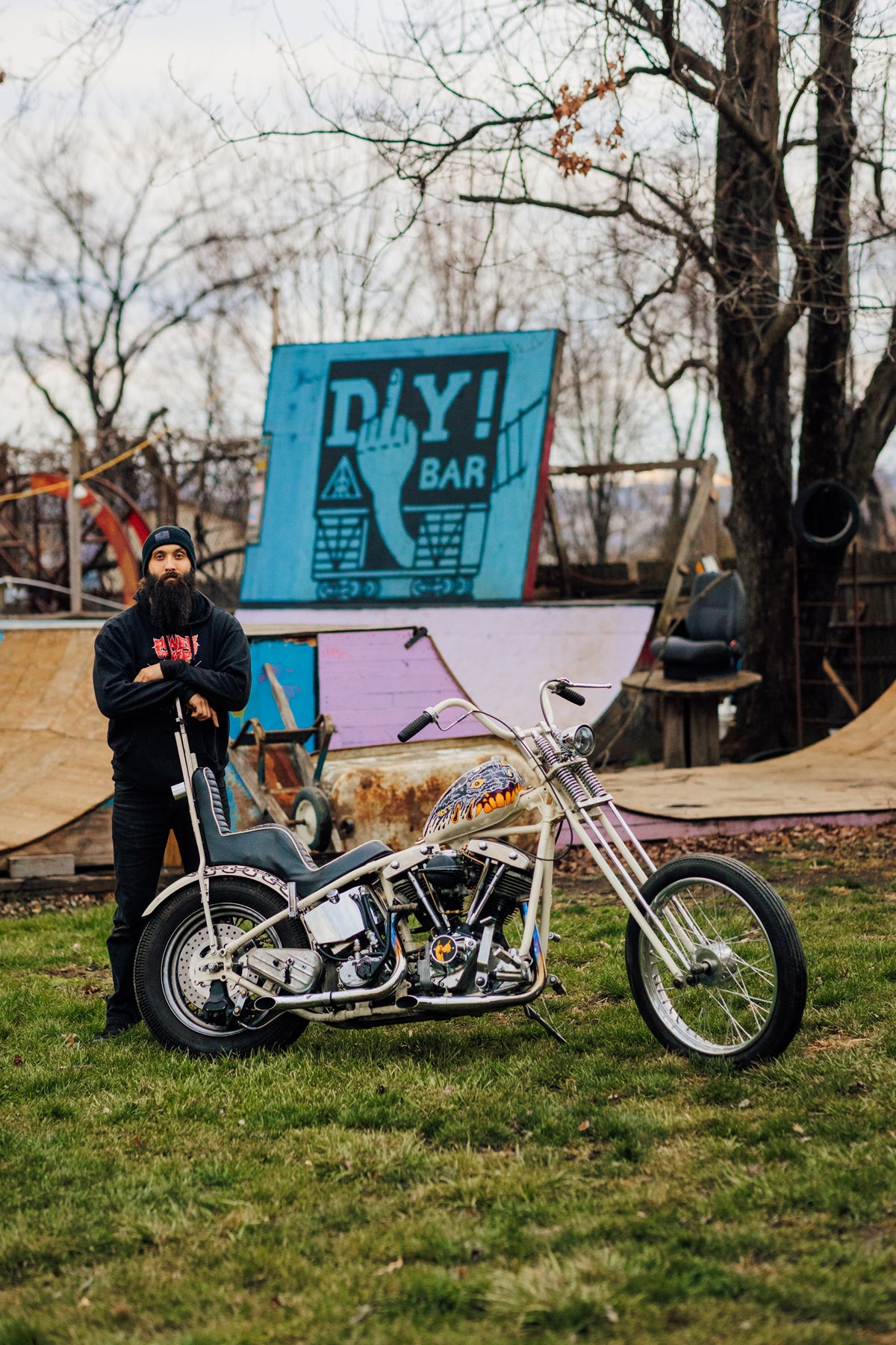 1980 Harley-Davidson FXE shovelhead chopper Pittsburgh Moto