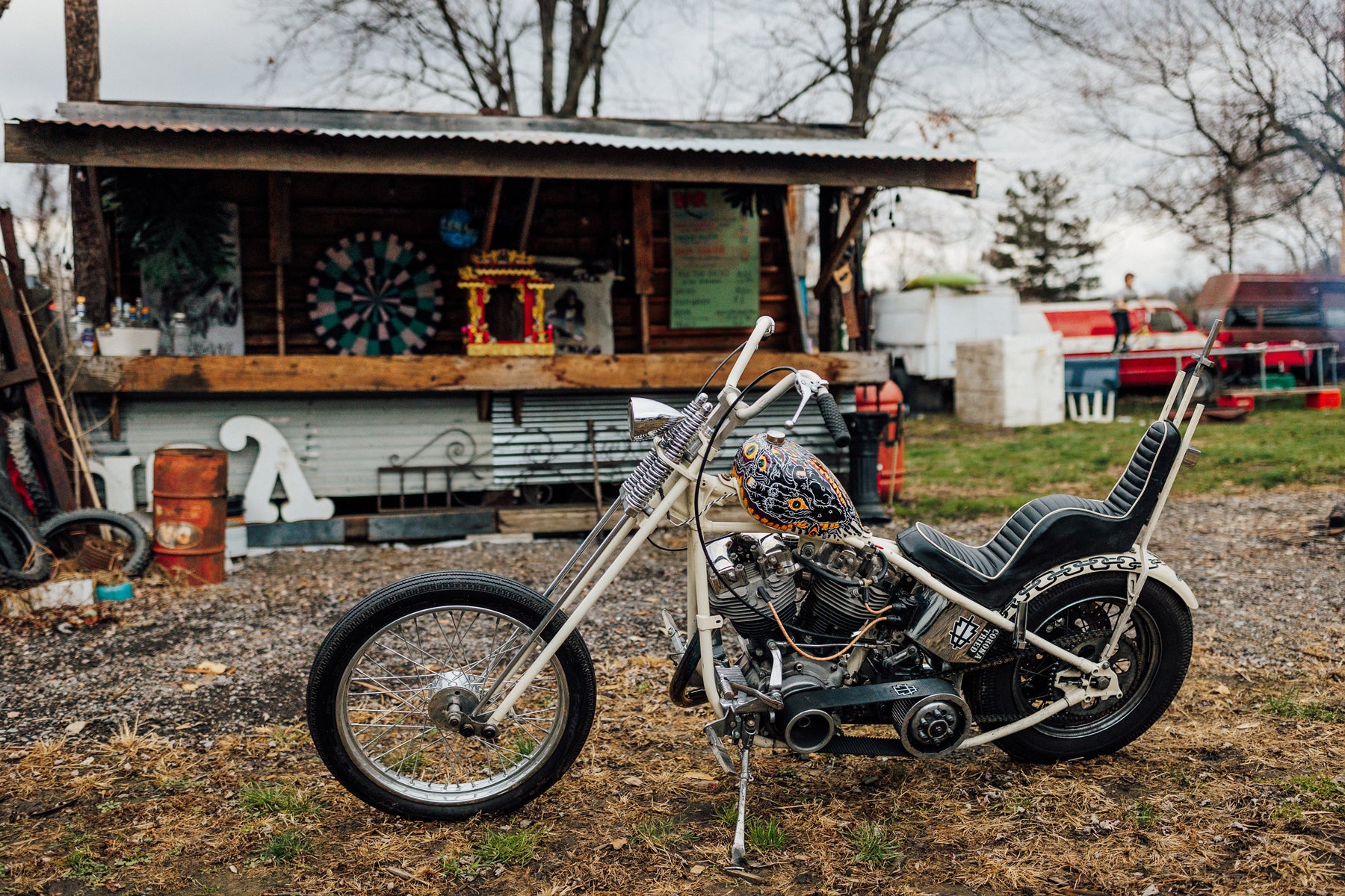 T1980 Harley-Davidson FXE
shovelhead chopper Pittsburgh Moto