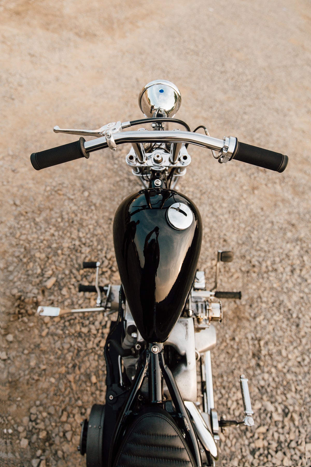 Clochette harley chopper silver – Mocy Bell