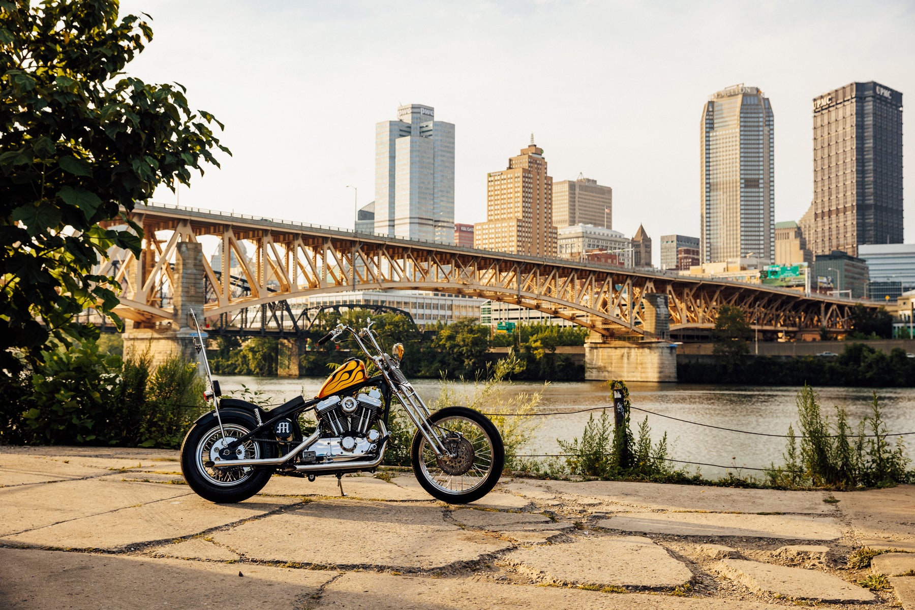 Harley-Davidson Sportster XL1200 chopper Pittsburgh Moto Dan Ford