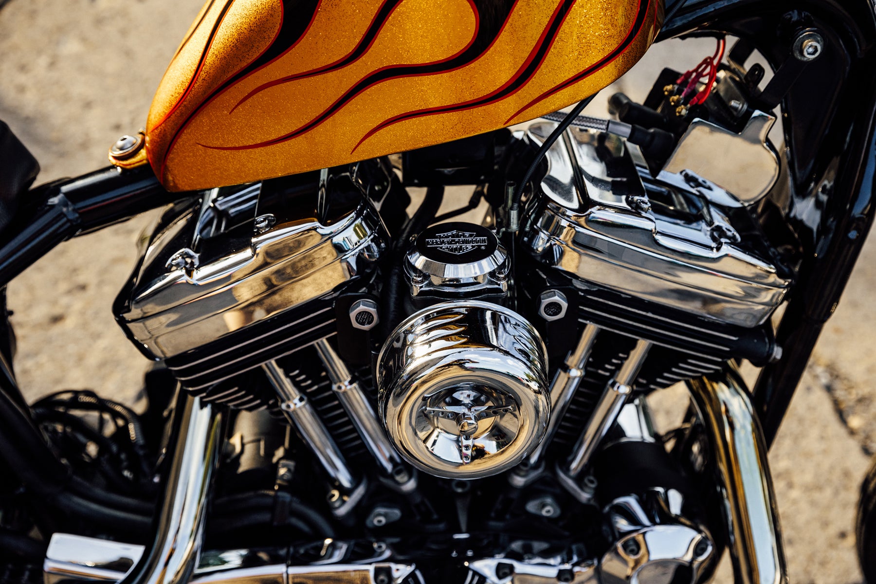 Harley-Davidson Sportster XL1200 chopper Pittsburgh Moto Dan Ford
