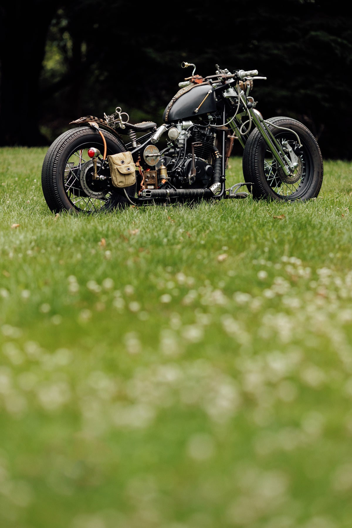 Kikker Hardknock motorcycle custom bobber steampunk Jerry McGinty Pittsburgh Moto