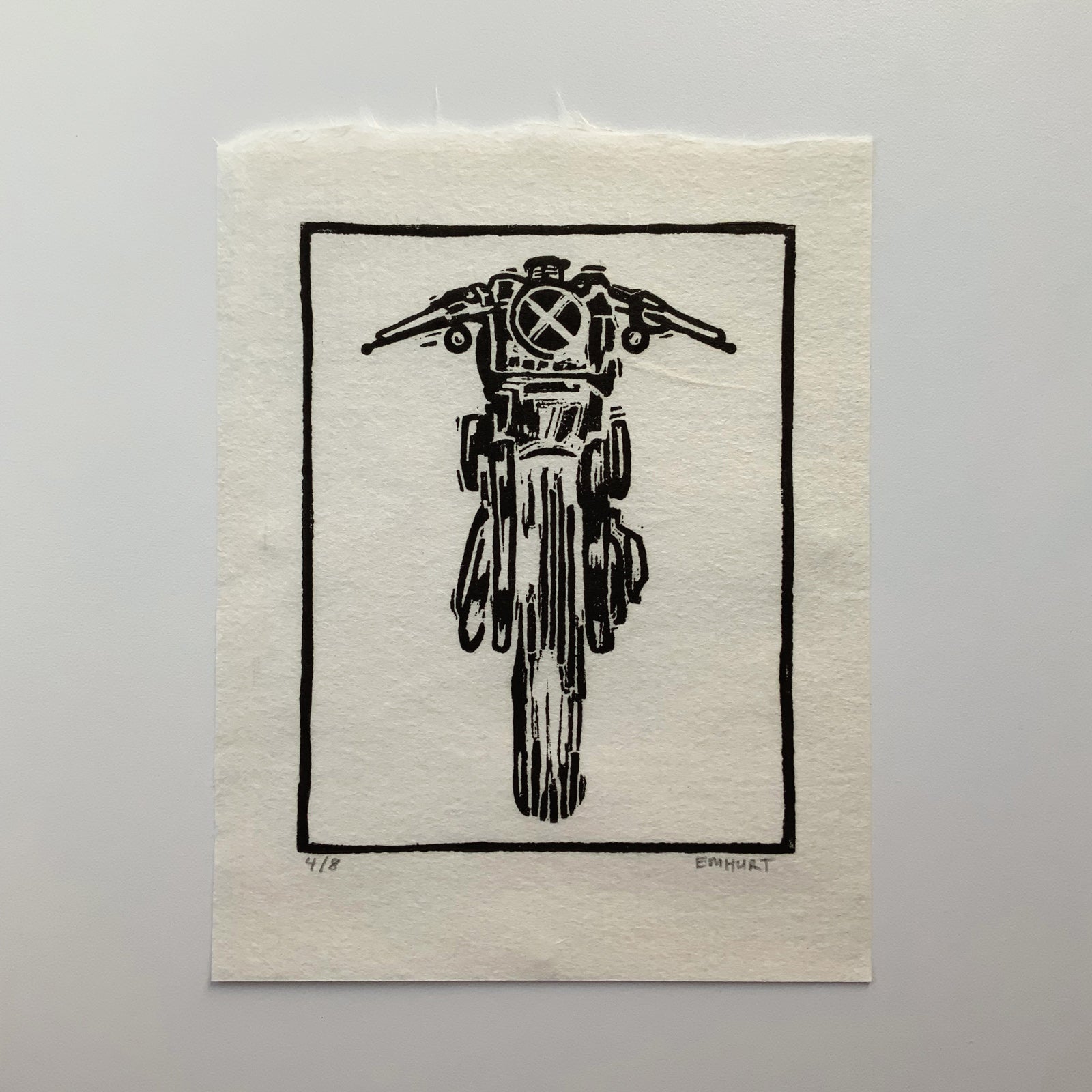 Pittsburgh Artist Noah Emhurt motorcycle art