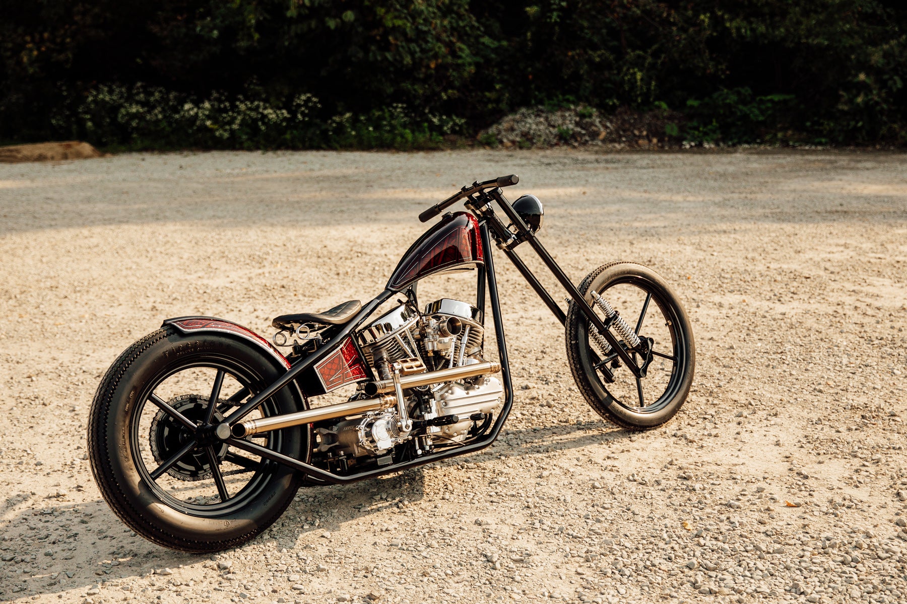 Pittsburgh Moto Harley-Davidson S&S Panhead Chopper Motorcycle Brian Deltorre