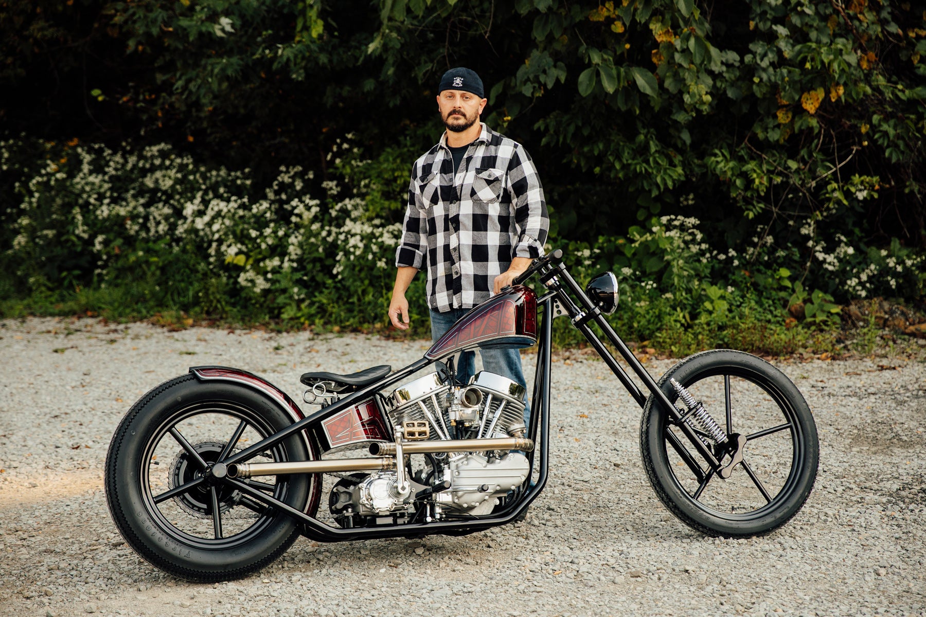 Pittsburgh Moto Harley-Davidson S&S Panhead Chopper Motorcycle Brian Deltorre