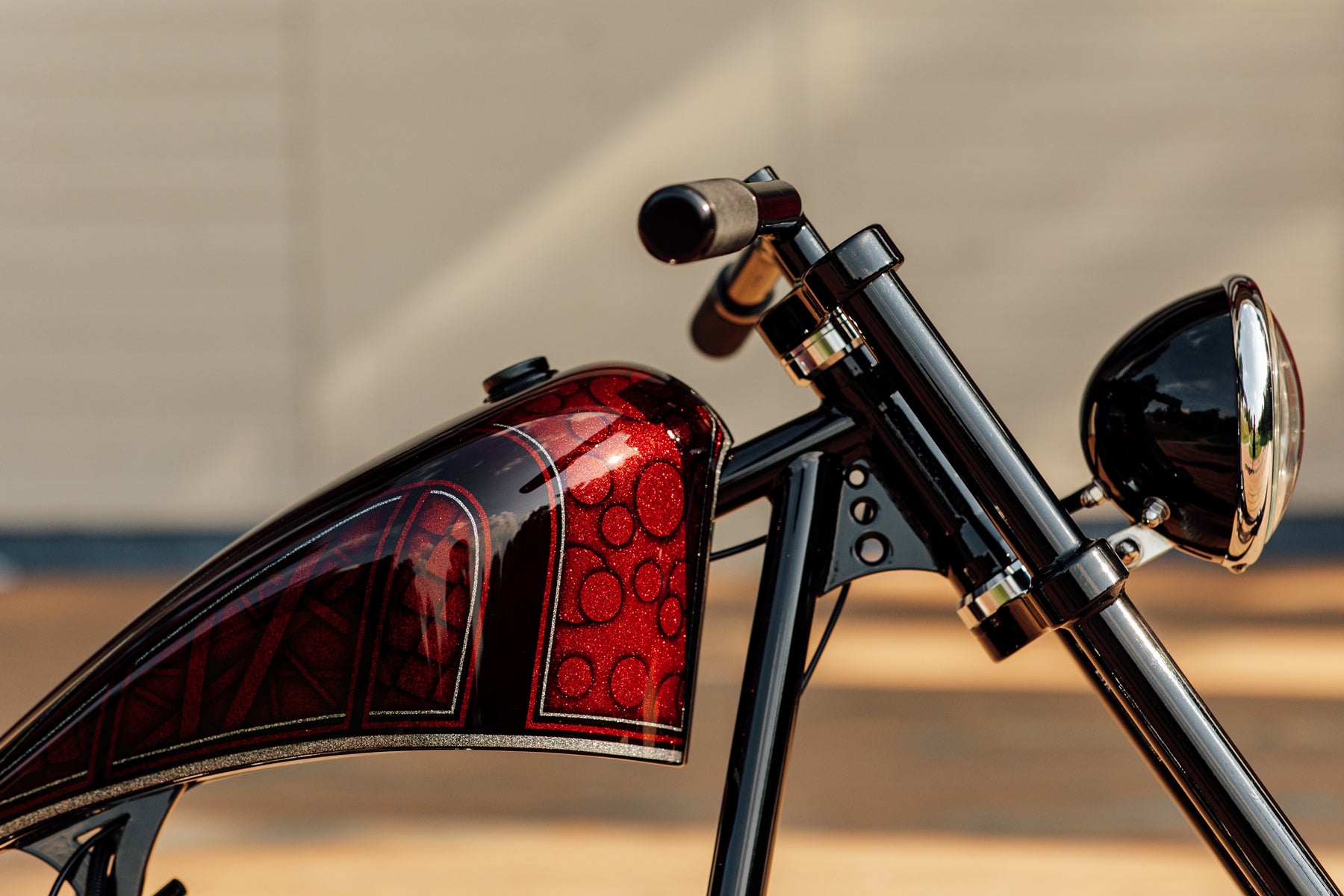 Clochette moto grenade - Moto-Custom-Biker