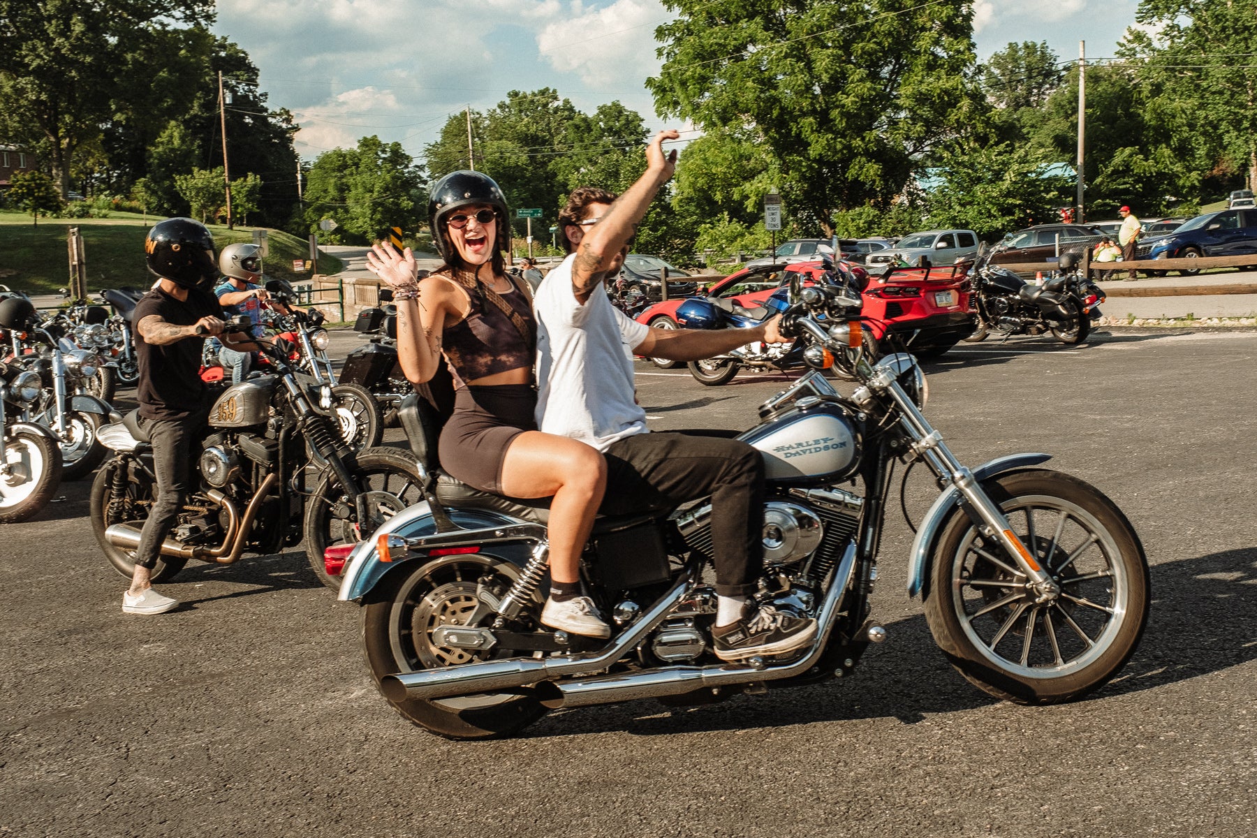 Pittsburgh Moto Summer RideOut motorcycle gathering event Bull Pen Avella PA