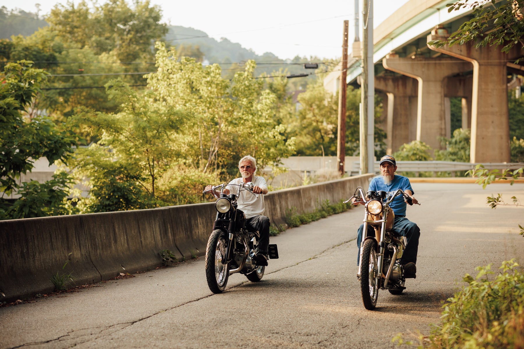 Triumph Bonneville 120R Daytona T100R Rick Kent James Chopper Pittsburgh Moto Glory Daze