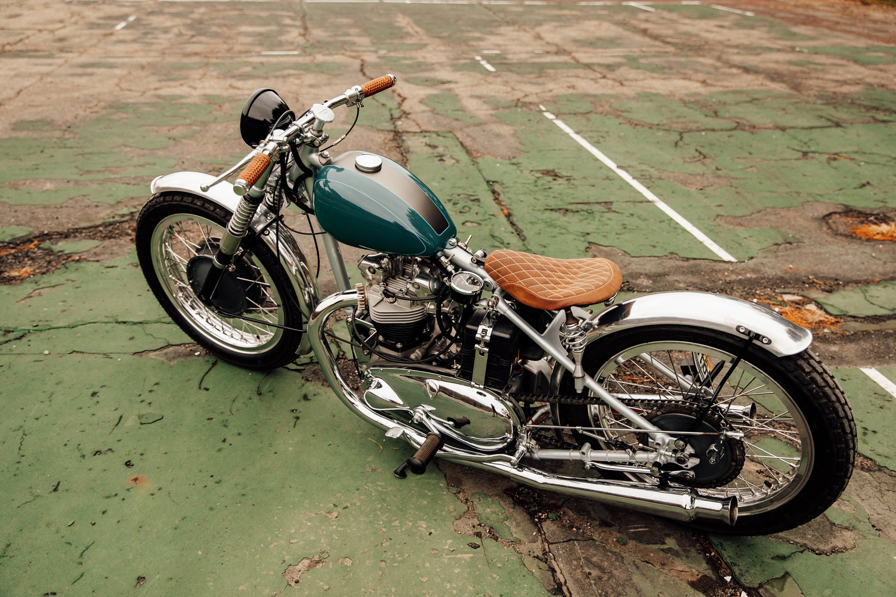 Triumph Chopper Pre-Unit 650 Pittsburgh Custom Motorcycle Wichman