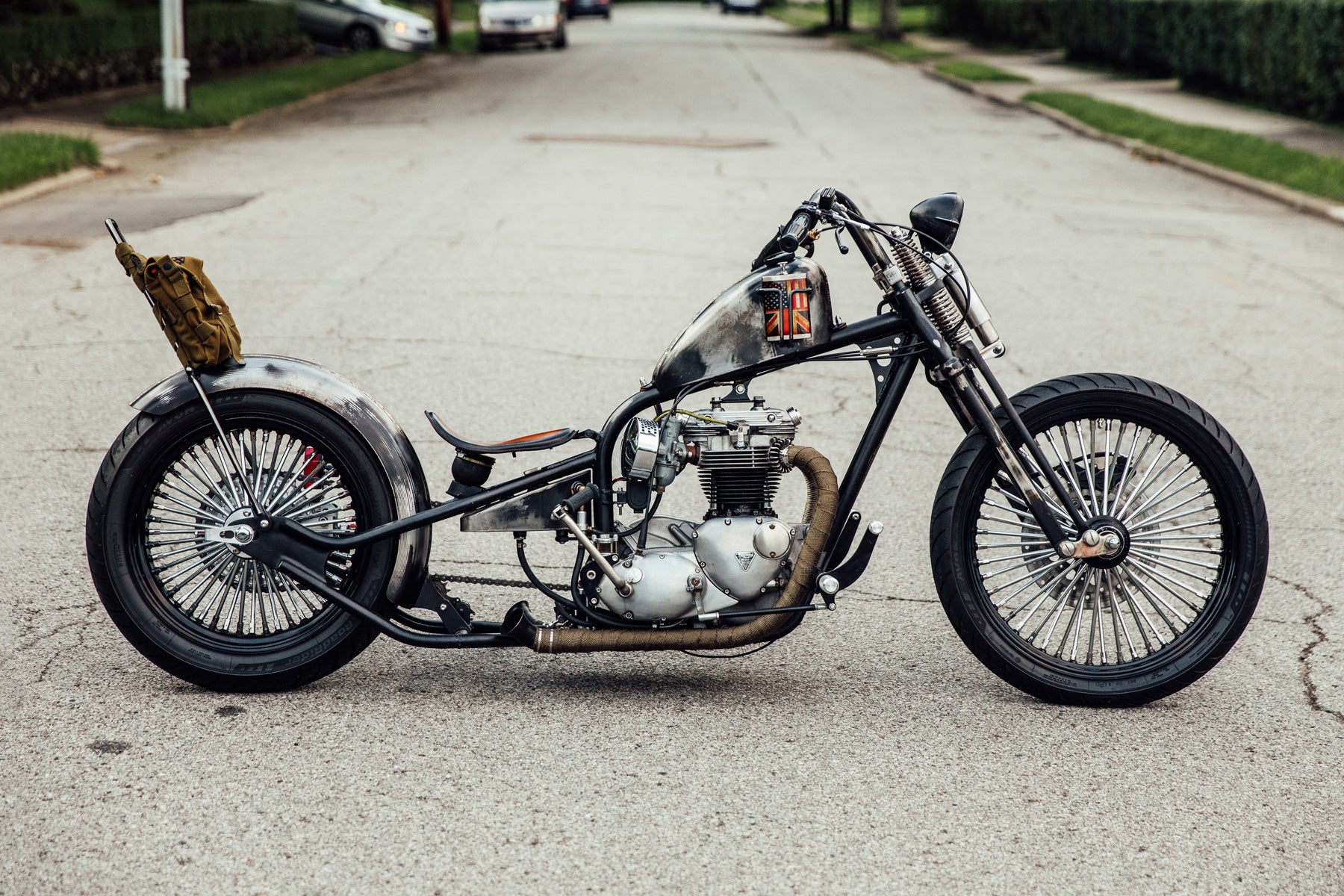 triumph bonneville chopper