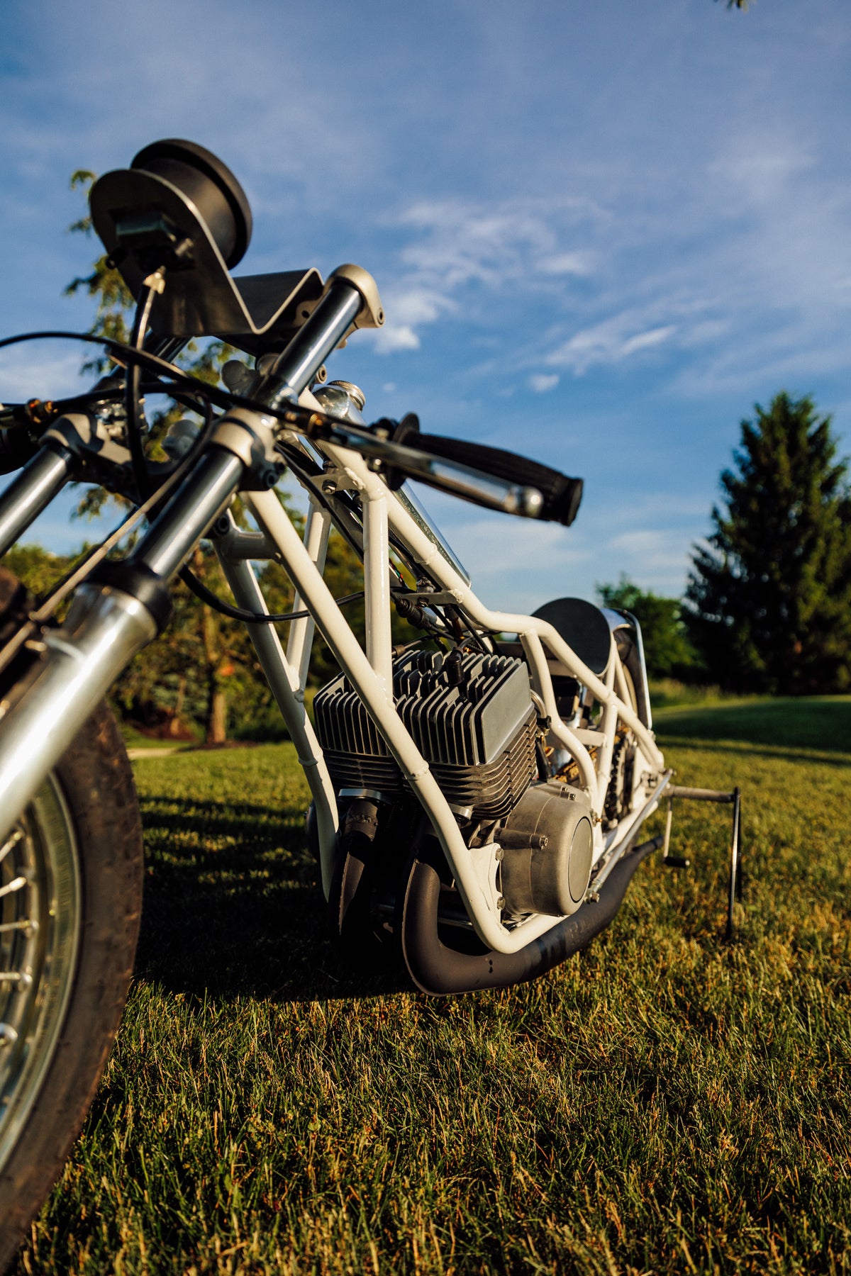 Yamaha RD250 Dragster motorcycle Pittsburgh Moto Pecharka Mazza