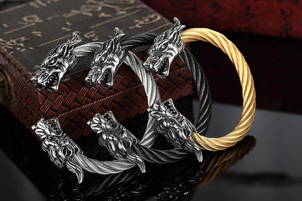 Dragon Bracelet With Tibetan Steel [3 Variations] - Mr Peachy