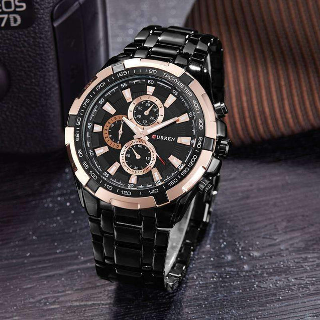 Men's Luxury Waterproof Wristwatch - [10 Variants ] - Mr Peachy