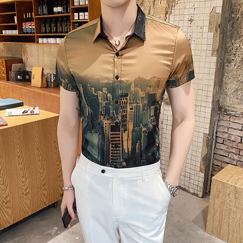 Men's Fashion 3D Printed Shirt - Mr Peachy