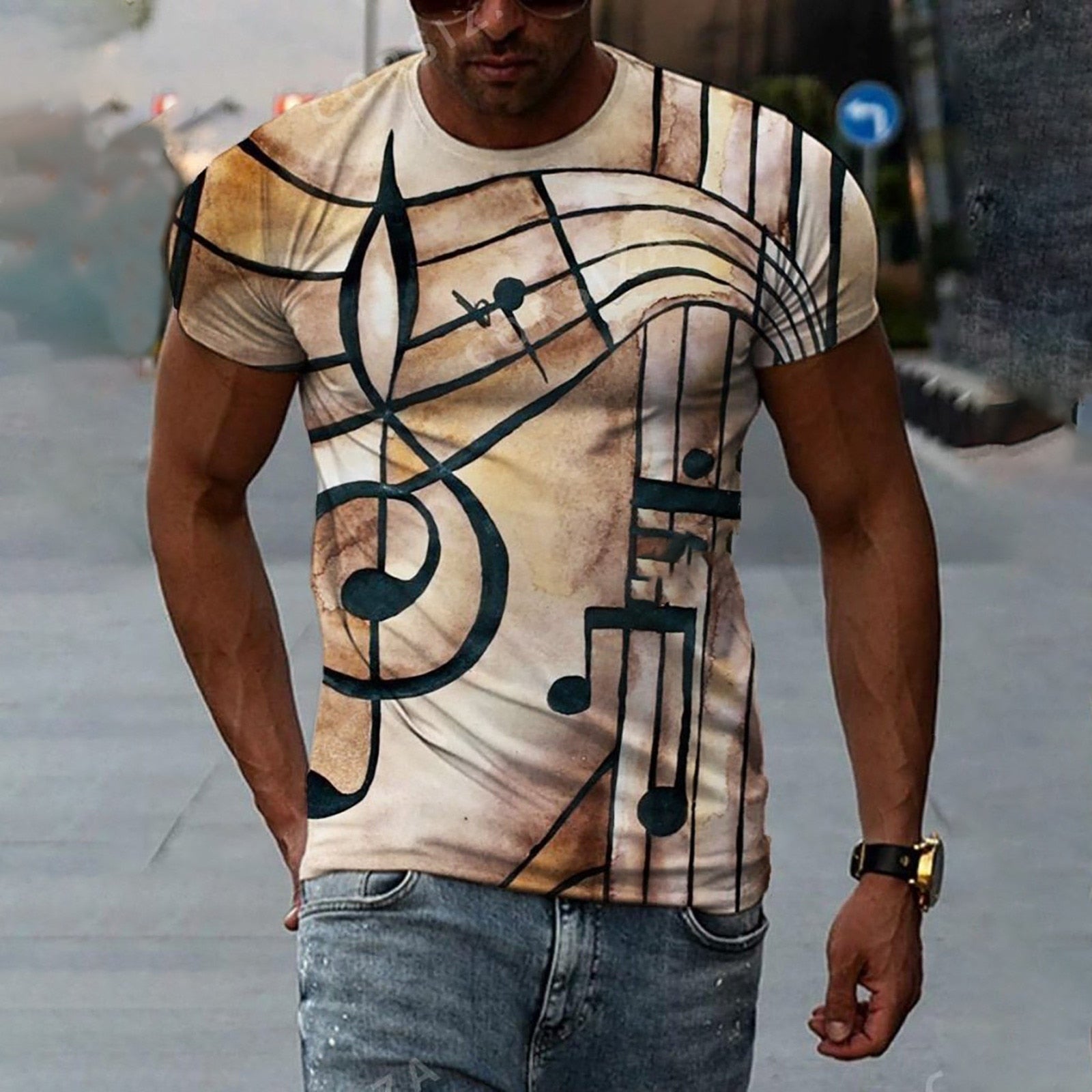 New Fashion 3D Printed T-Shirts - Mr Peachy