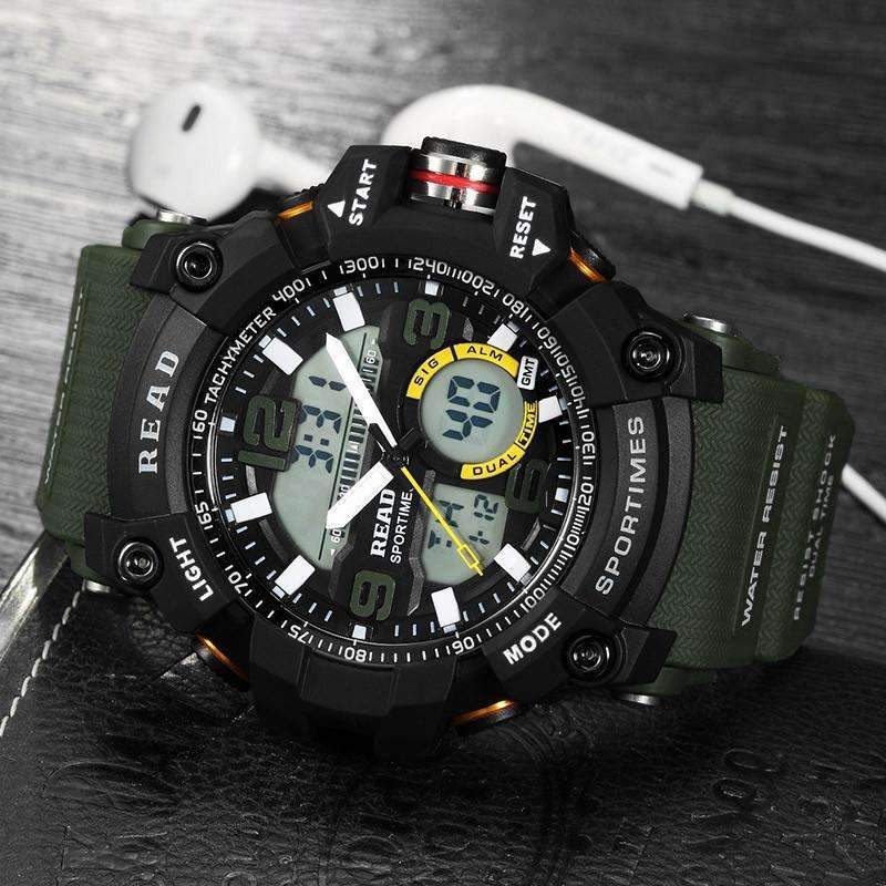 Mens Sport Digital Watch [ 6 Color Available ] - Mr Peachy
