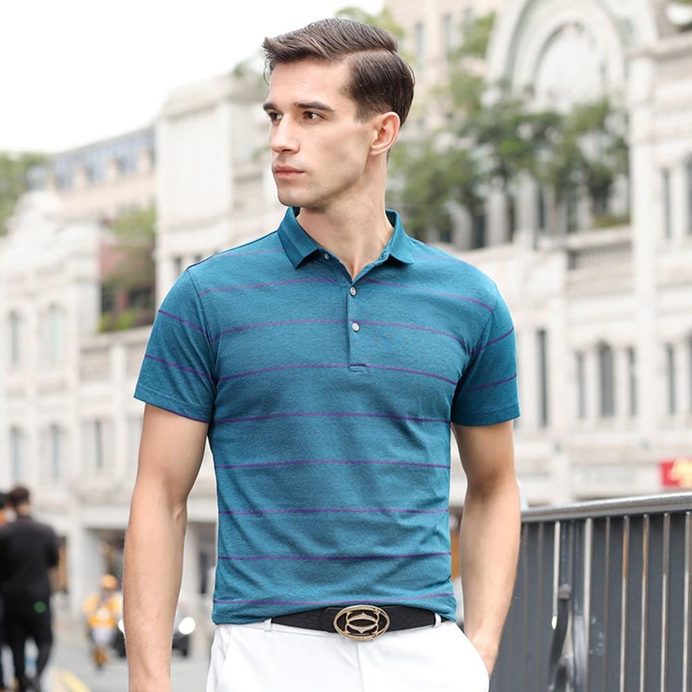 Men's Summer Cotton Polo Shirts - Mr Peachy