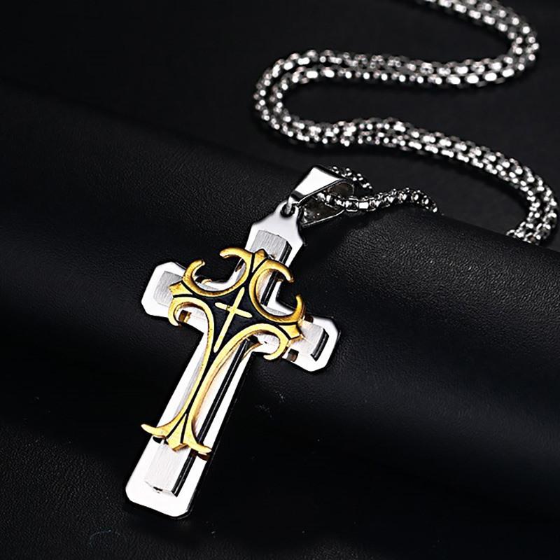 Cross Necklace For Men - Mr Peachy