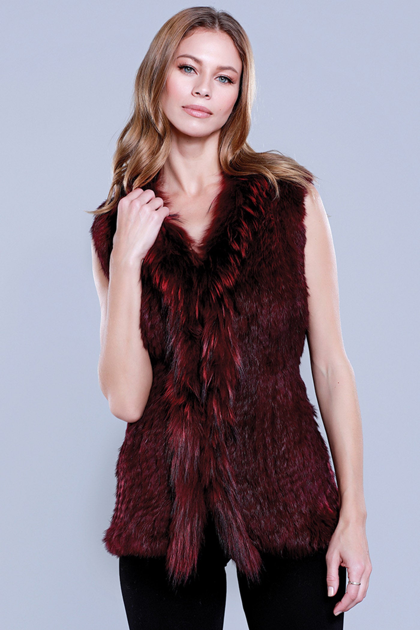 Cashmere Wrap with Fur Trim – Dolce Cabo