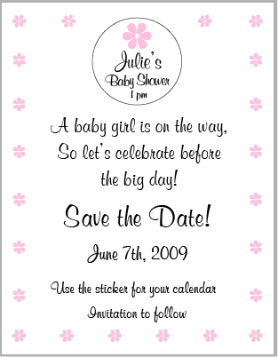 flower girl invitation