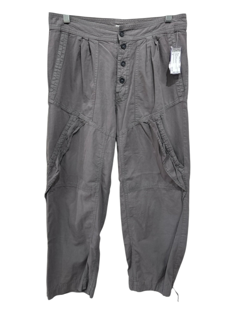 Prairie Underground Size S Gray Cotton Pockets Straight Leg Button Fly Pants