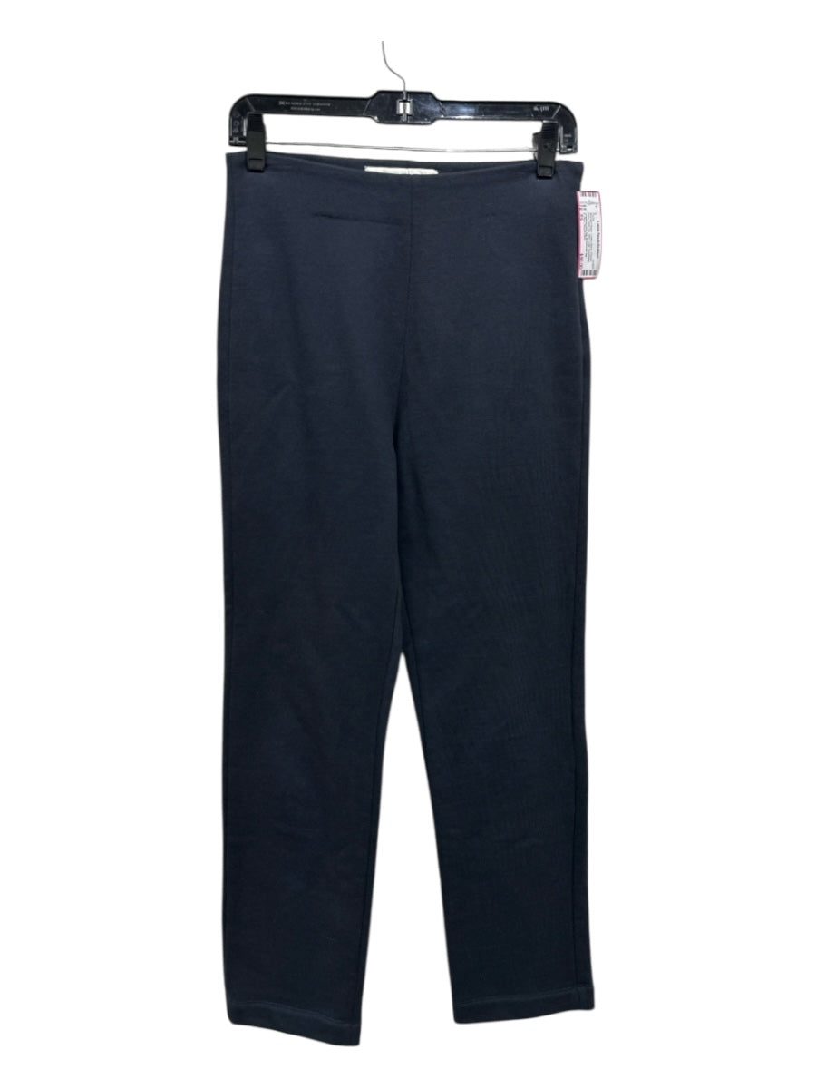 A_Plan_Application Size XS Midnight Black Cotton Blend French Terry Slim Pants