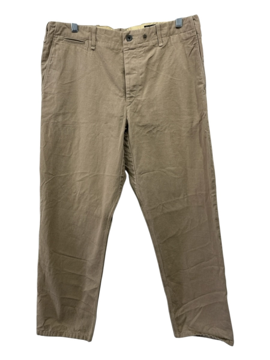 Rag & Bone Size 34 Tan Cotton Blend Solid Khaki Men's Pants