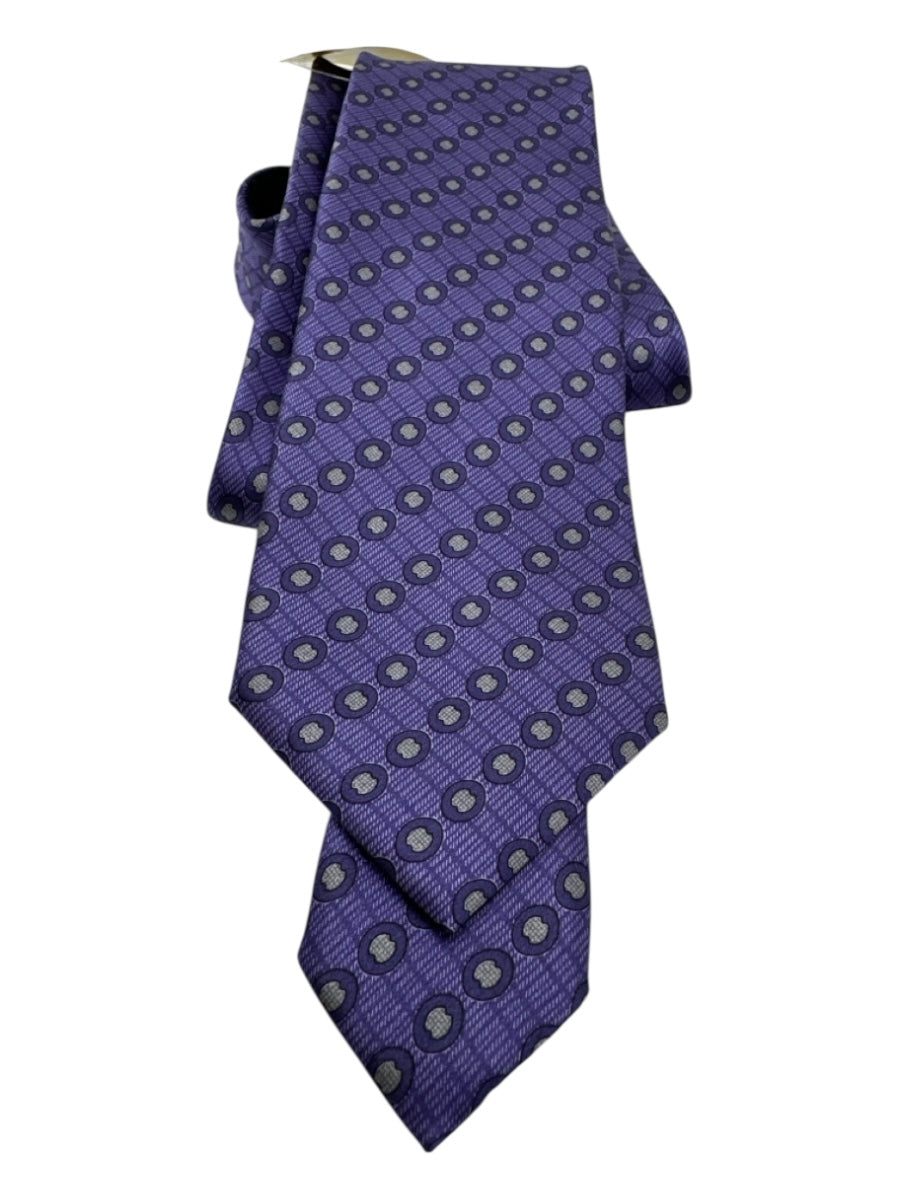 Brioni Purple Silk Dots Men's Ties