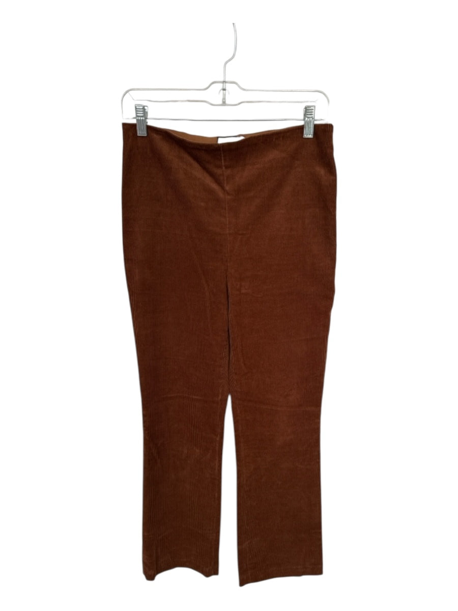 Tuckernuck Size L Brown Corduroy Side Zip Straight Leg Pants