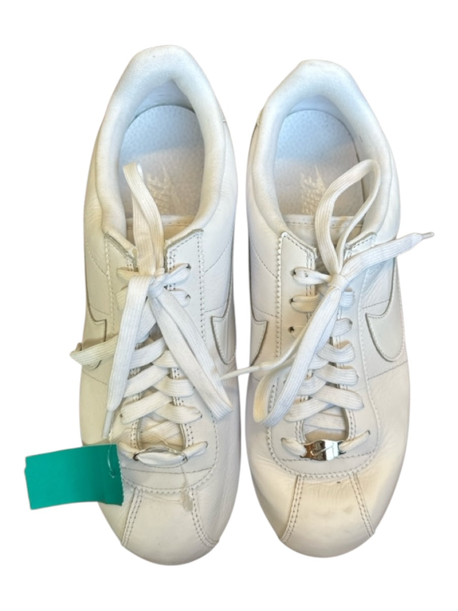 Nike Shoe Size 9.5 White Leather Athletic Sneakers