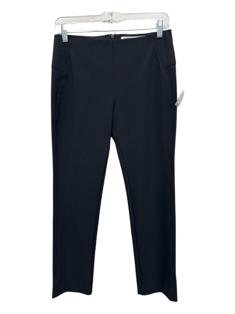 Veronica Beard Size 6 Black Nylon Blend Back Zip High Rise Skinny Stretch Pants