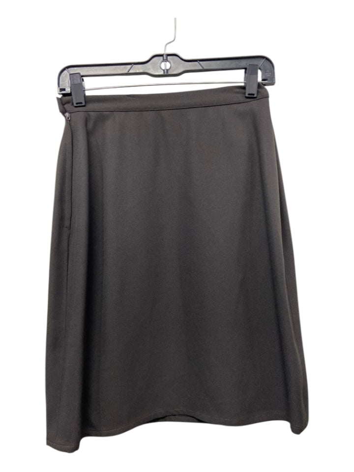 Sonia Rykiel Size 38 Brown Acetate Blend Above Knee Side Zip Pencil Skirt