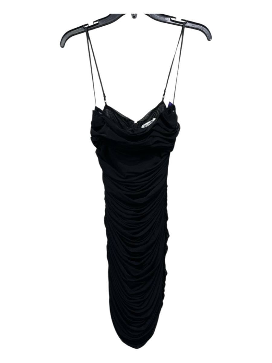 House of CB Size Small Black Polyester Blend Spaghetti Strap Corset Dress