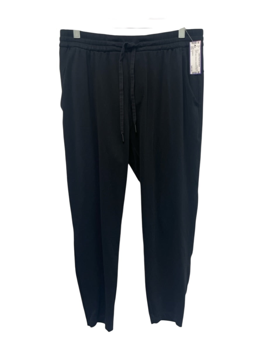 Lululemon Size L Black Solid Athleisure Men's Pants color:Black