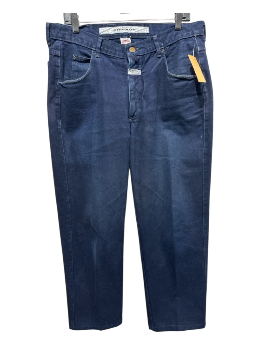 Marithe + Francois AS IS Size 33 Dark Blue Cotton Solid Jean Men's Pants