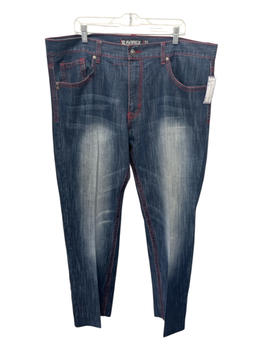 Avirex Size 40 Dark Wash Solid Jean Men's Pants