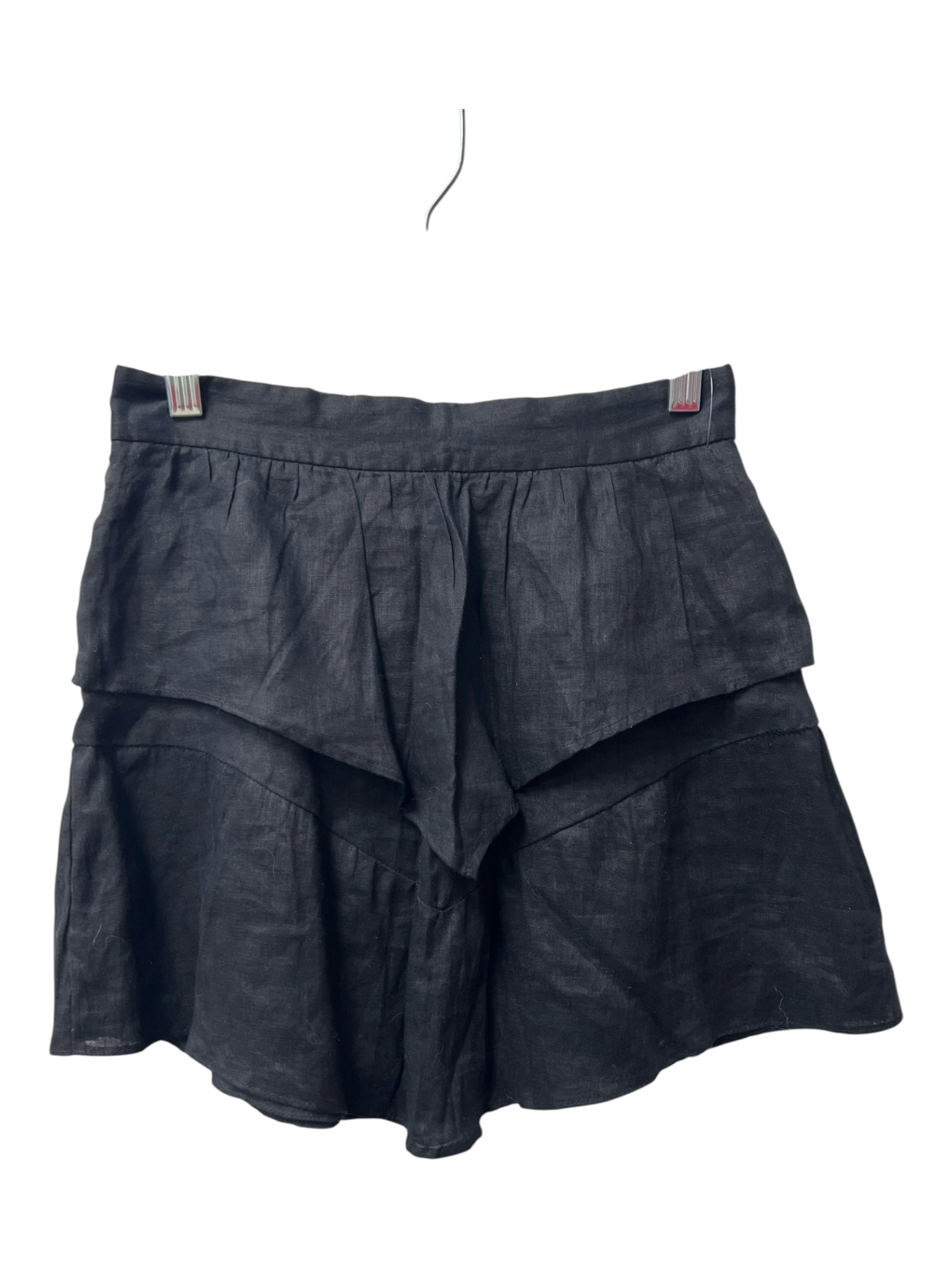 Isabel Etoile Marant Size Est Small Black No Fabric Tag Back Zip Tiered Skirt