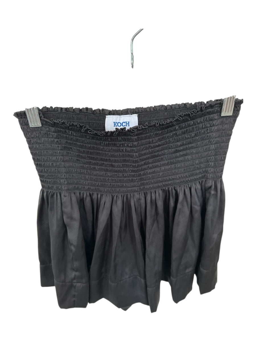 Koch Size XS Black Polyester Smocked Shorts
