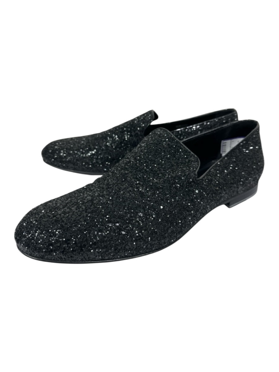 Jimmy Choo Shoe Size 45 Black Synthetic Crystals Dress Men's Shoes
