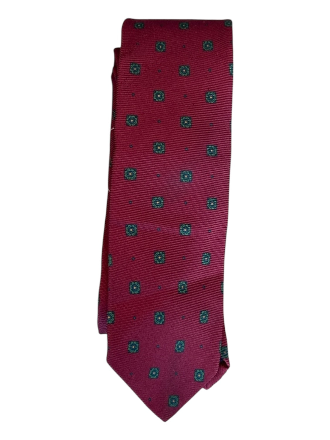 Polo Ralph Lauren Red & Green Silk Flowers Men's Ties