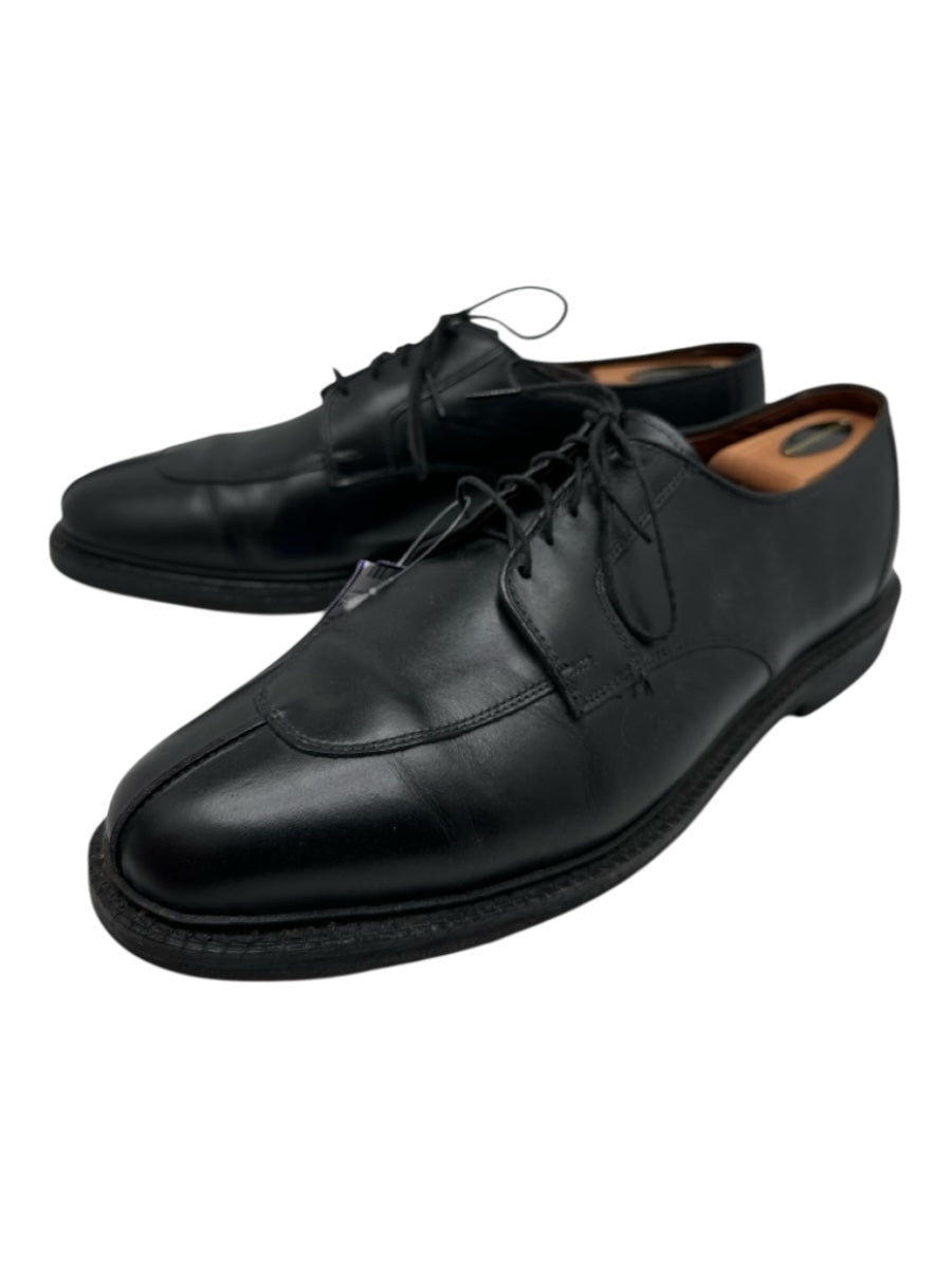 Allen Edmonds Shoe Size 11.5 Black Leather Solid Split Toe Dress Men's Shoes