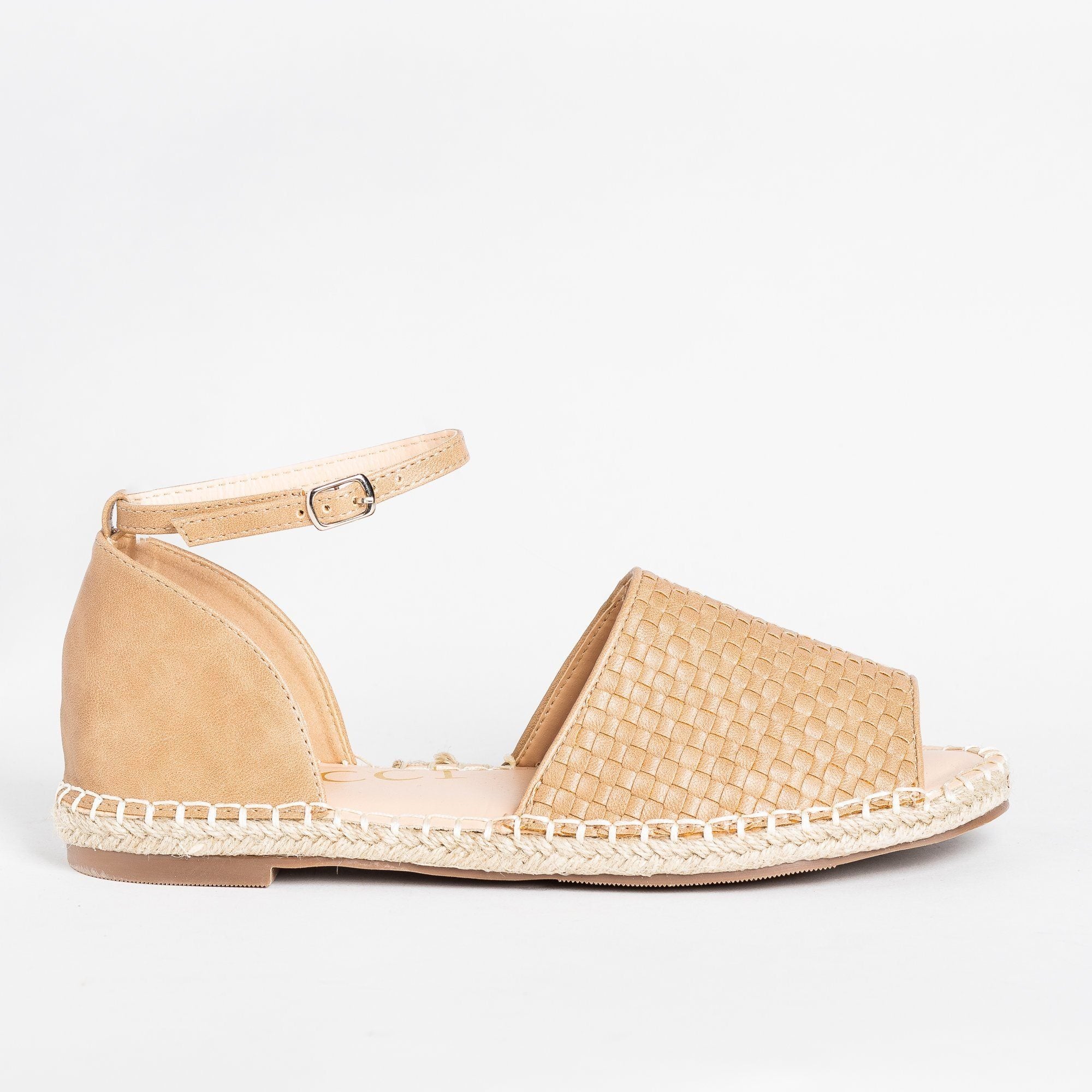 Adorable Basketweave Espadrille Flats 