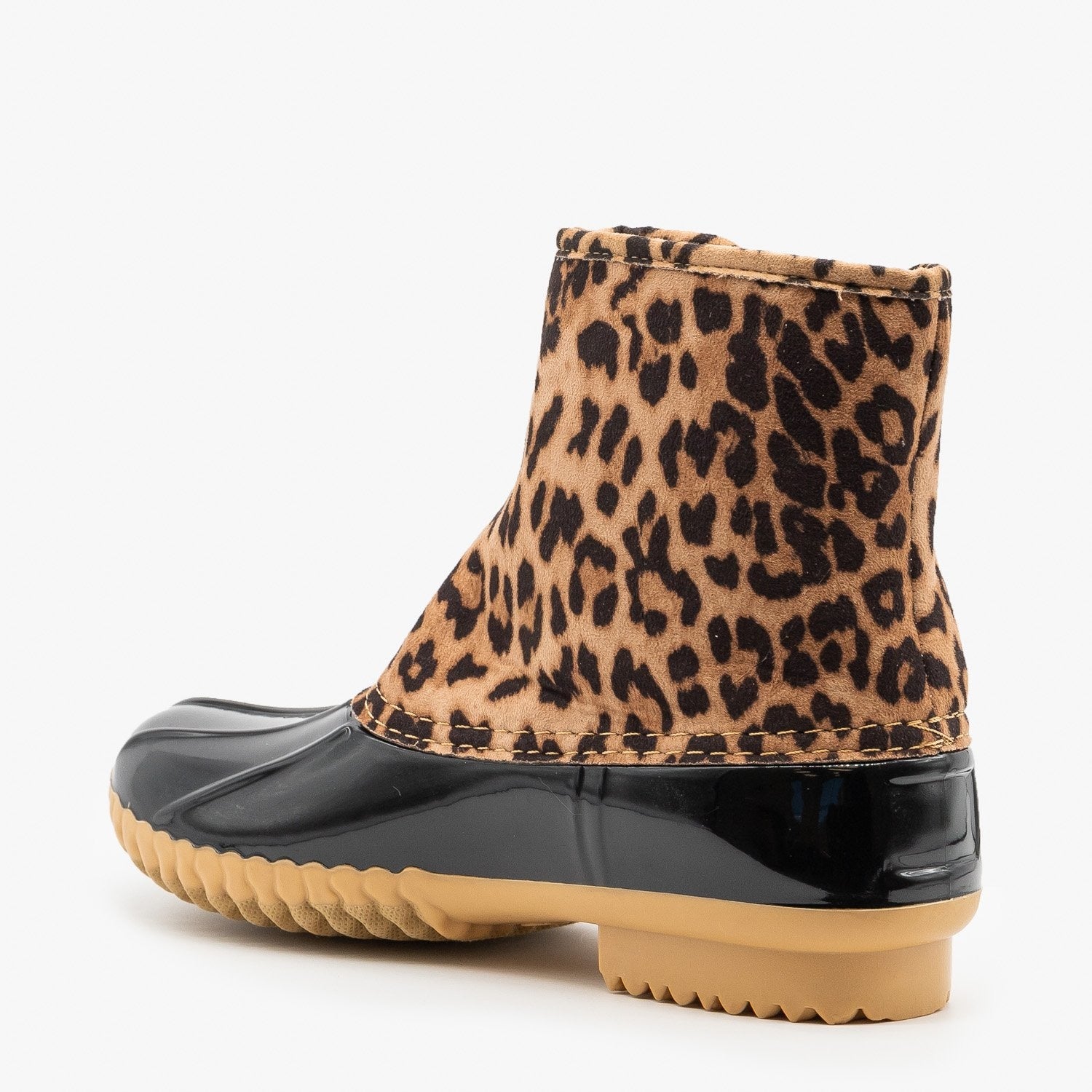 cheetah print duck boots