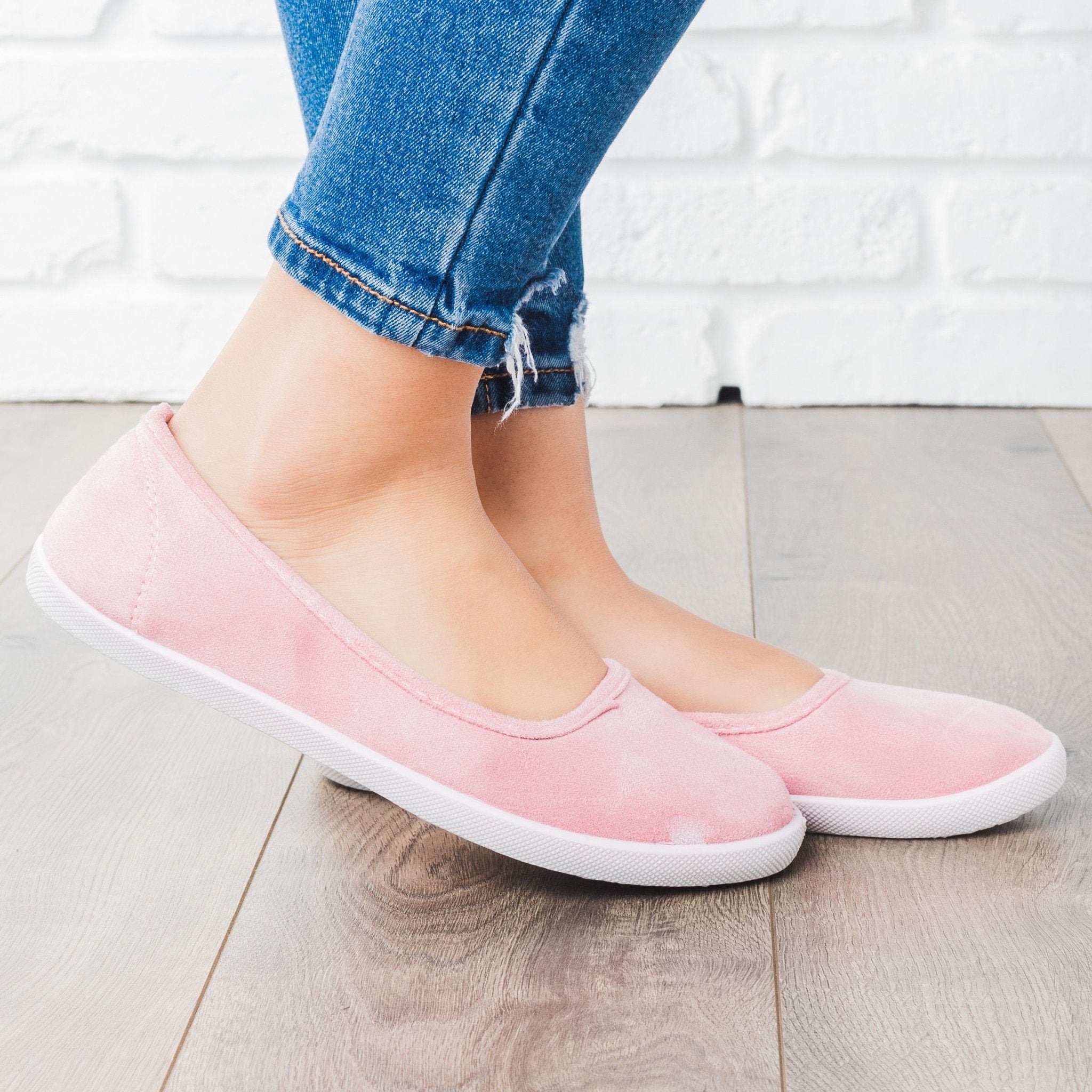 ballet flat style sneakers