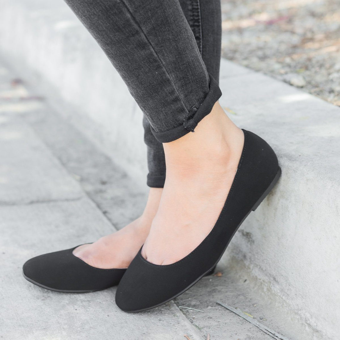 city streets ballet flats